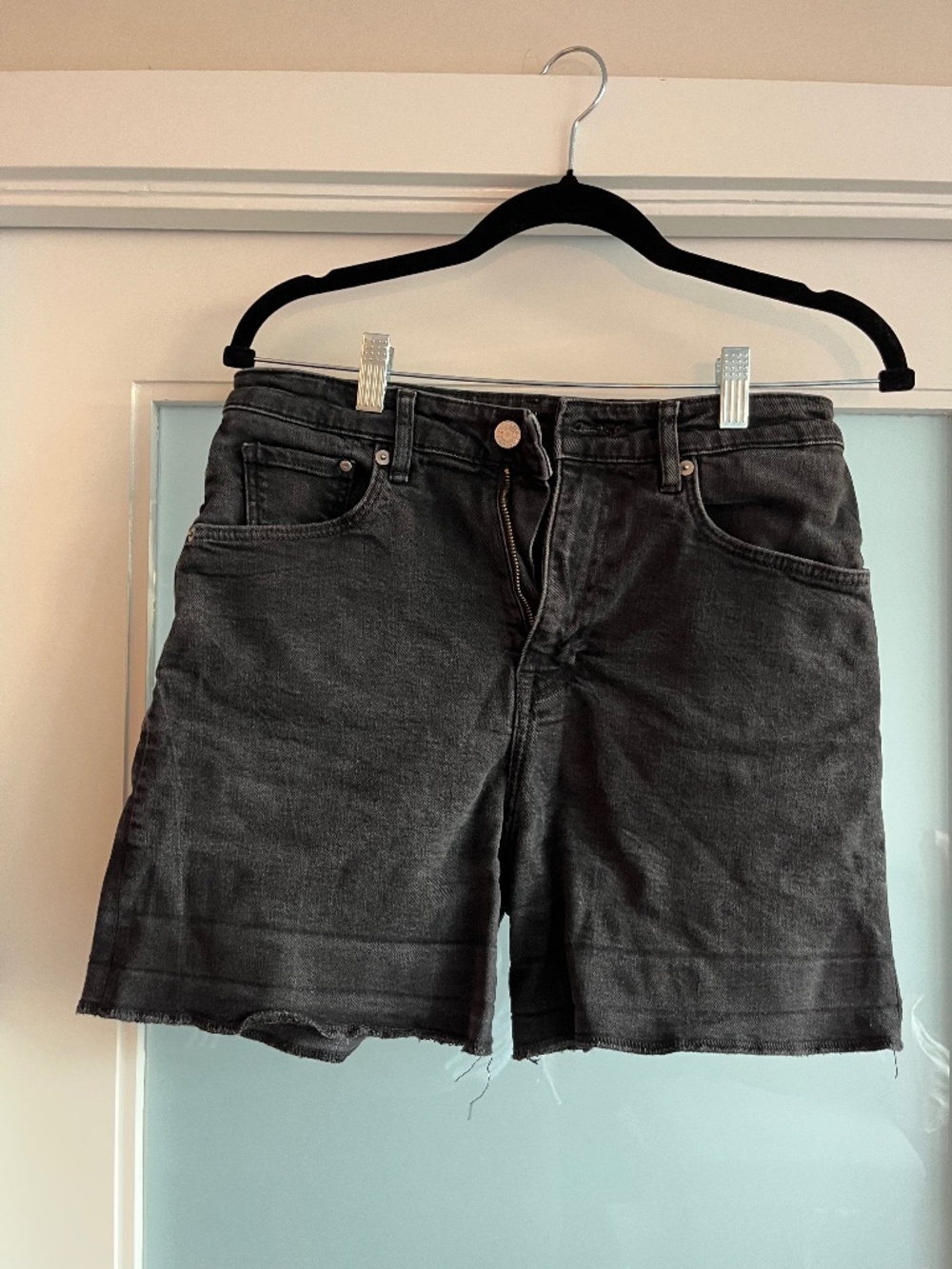 &Denim Mom Shorts